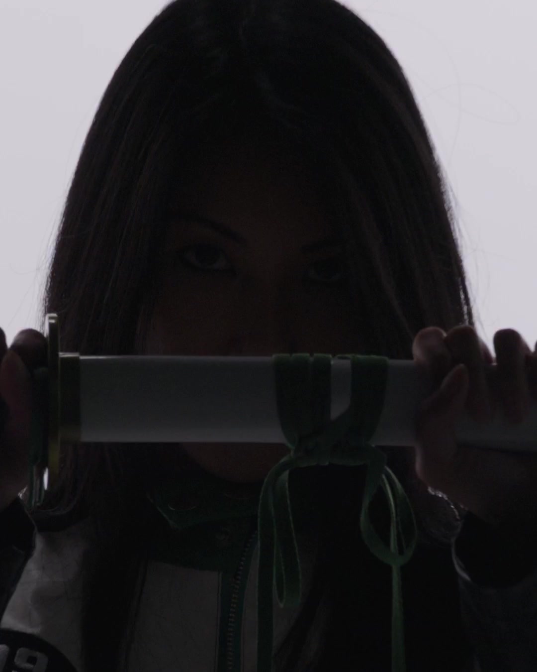 Sihouette opening katana