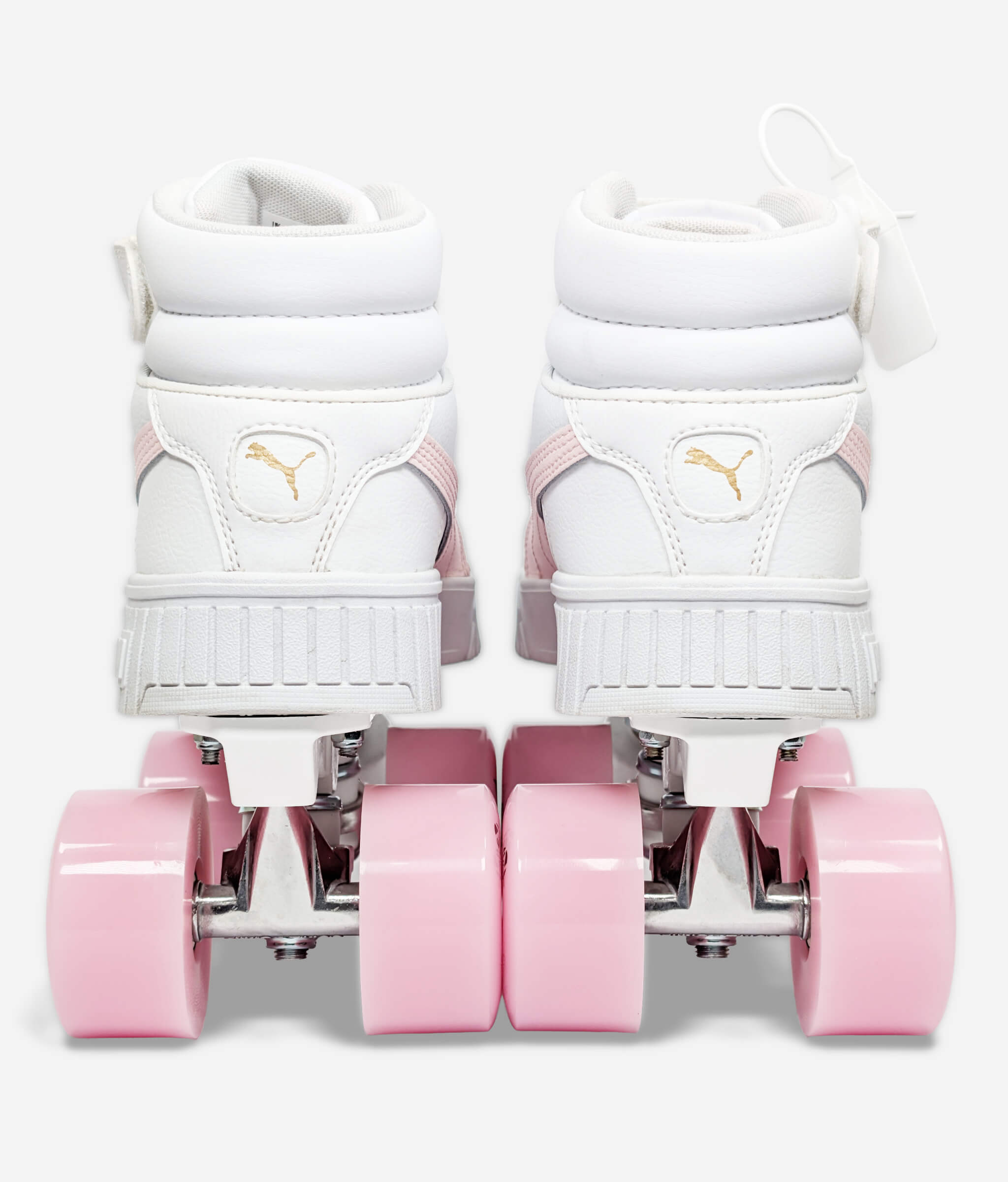 Back view of Puma Carina roller skate sneakers by Loumy